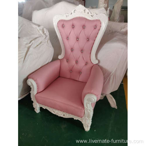 luxury wooden classic style throne chairs